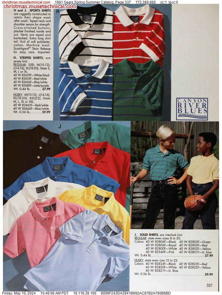 1991 Sears Spring Summer Catalog, Page 337