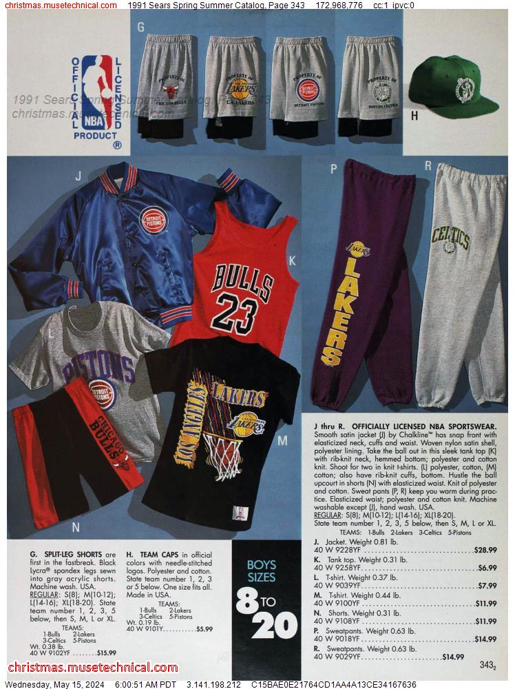 1991 Sears Spring Summer Catalog, Page 343