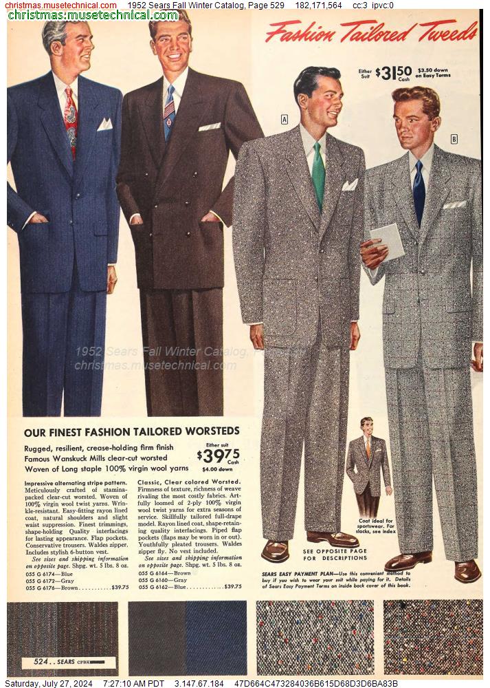 1952 Sears Fall Winter Catalog, Page 529