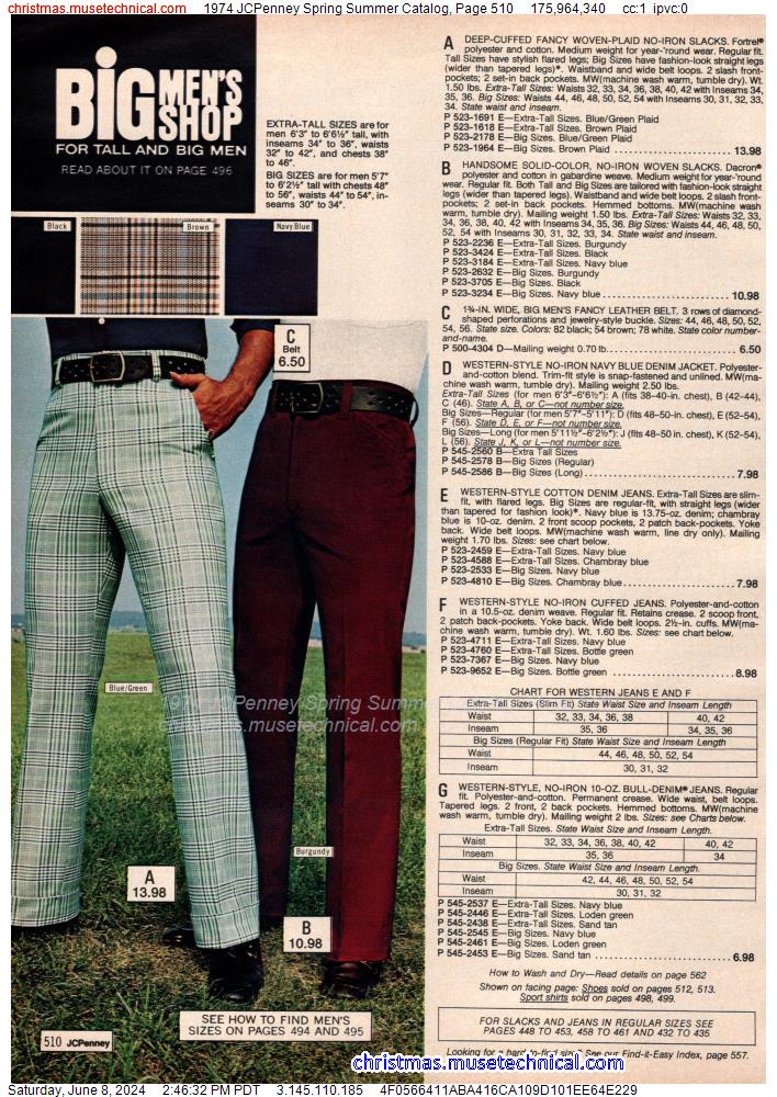 1974 JCPenney Spring Summer Catalog, Page 510
