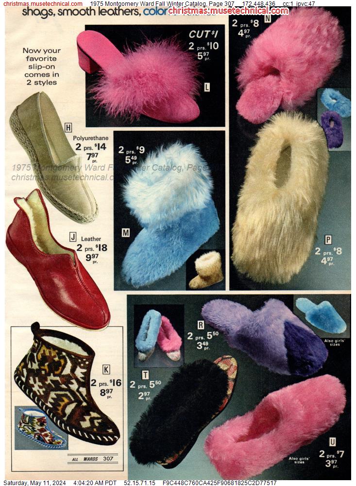 1975 Montgomery Ward Fall Winter Catalog, Page 307