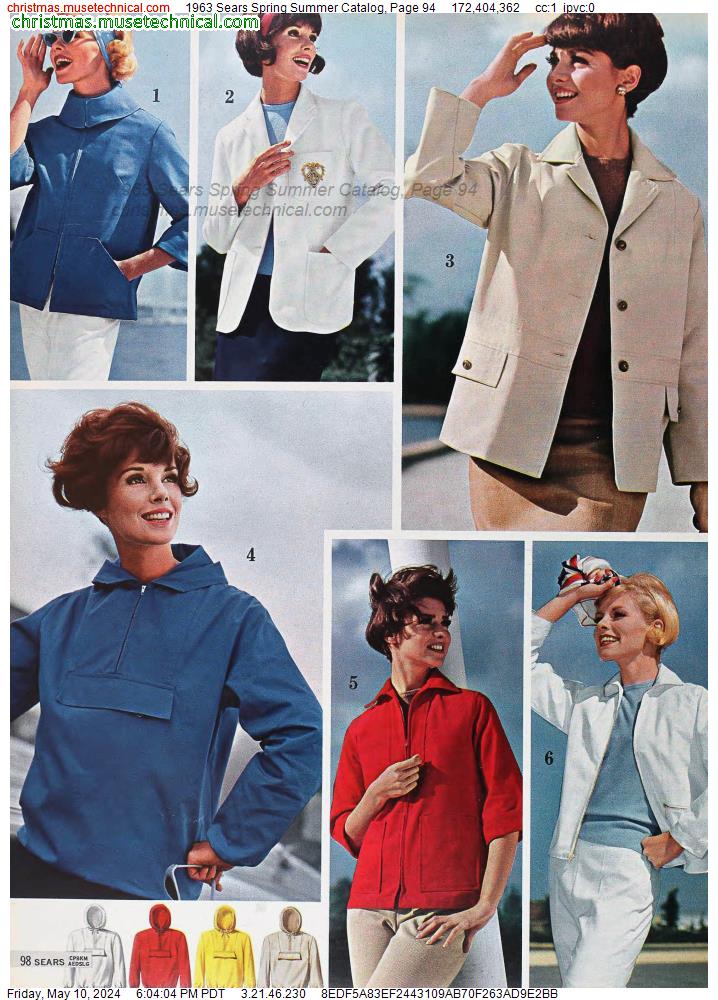 1963 Sears Spring Summer Catalog, Page 94