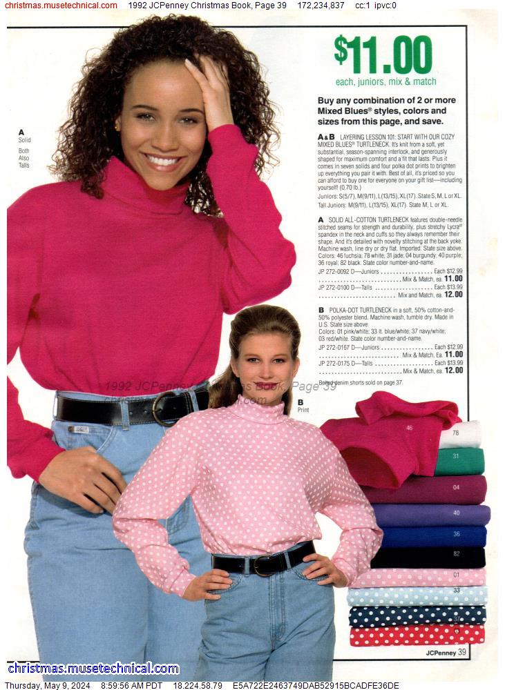 1992 JCPenney Christmas Book, Page 39
