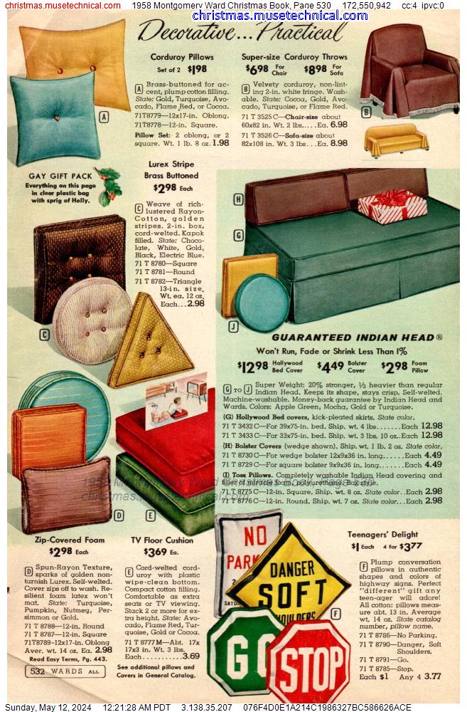 1958 Montgomery Ward Christmas Book, Page 530