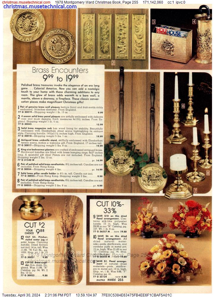 1978 Montgomery Ward Christmas Book, Page 255