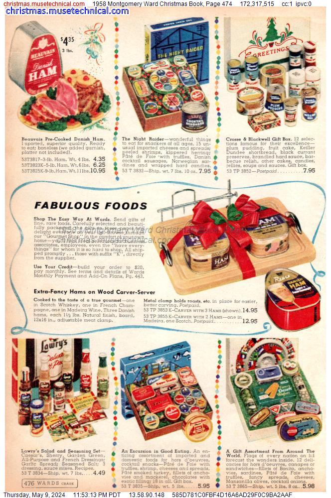 1958 Montgomery Ward Christmas Book, Page 474