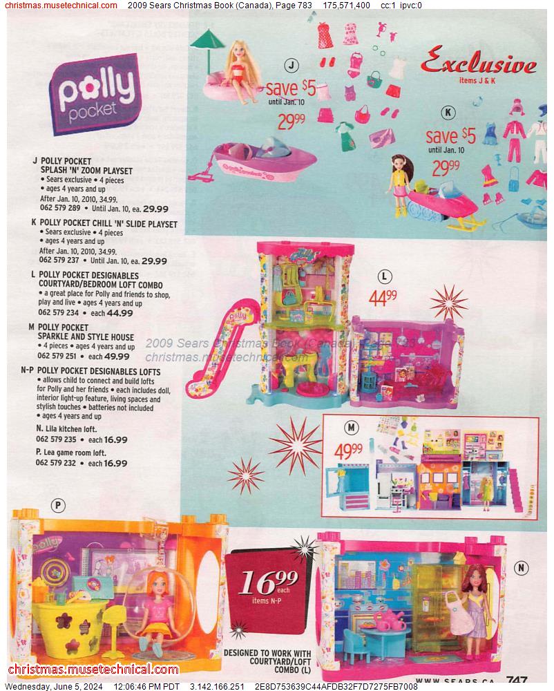 2009 Sears Christmas Book (Canada), Page 783