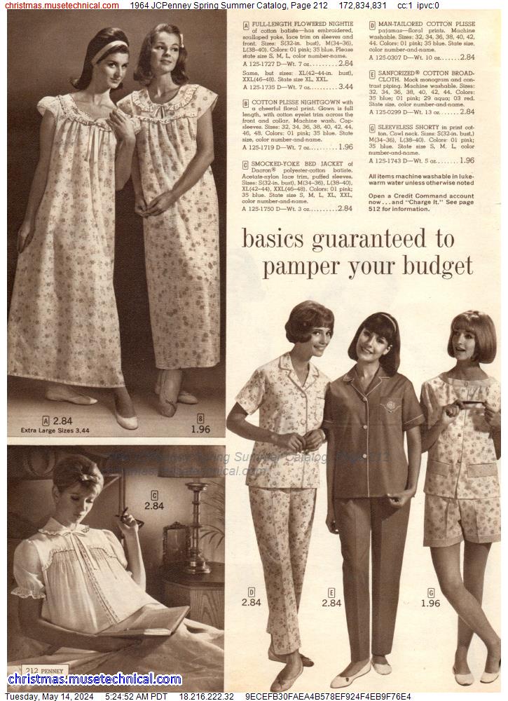 1964 JCPenney Spring Summer Catalog, Page 212