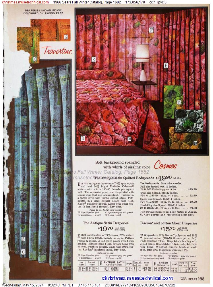 1966 Sears Fall Winter Catalog, Page 1682
