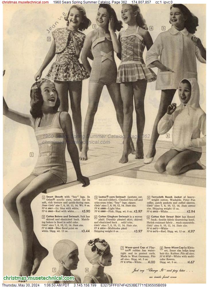 1960 Sears Spring Summer Catalog, Page 362