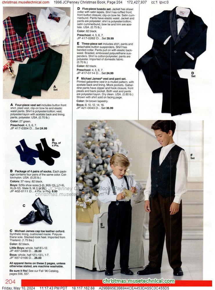 1996 JCPenney Christmas Book, Page 204