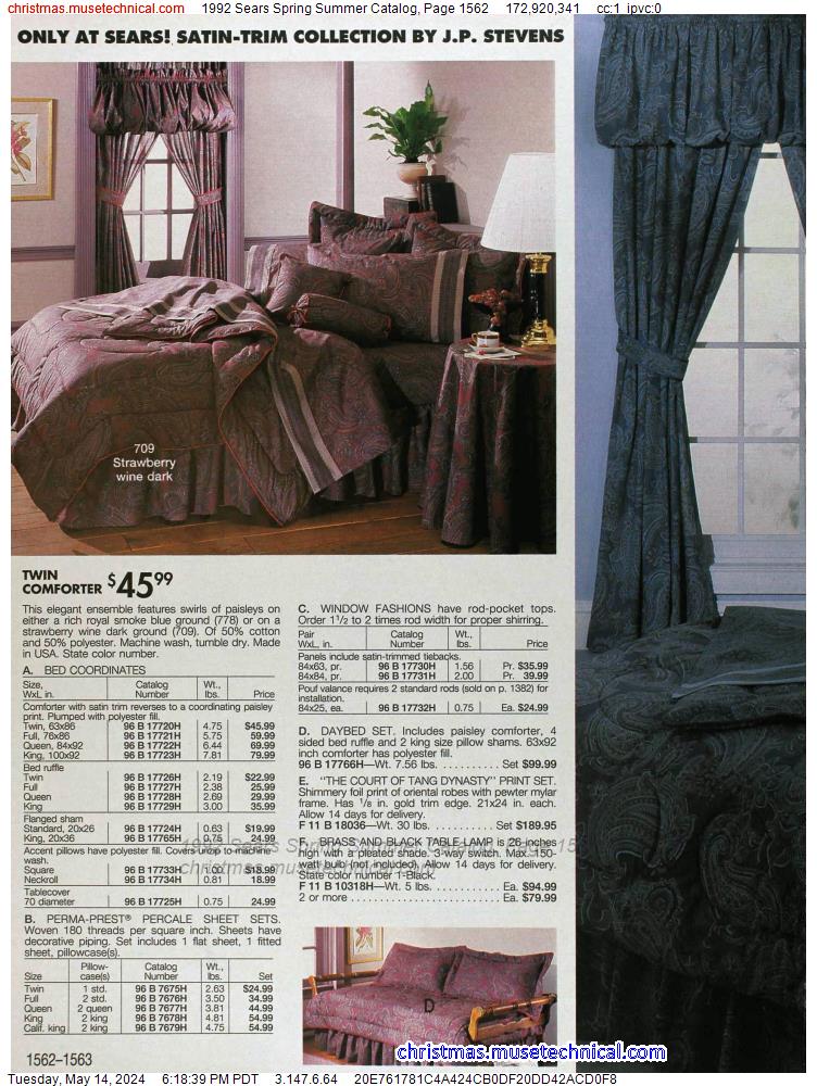 1992 Sears Spring Summer Catalog, Page 1562