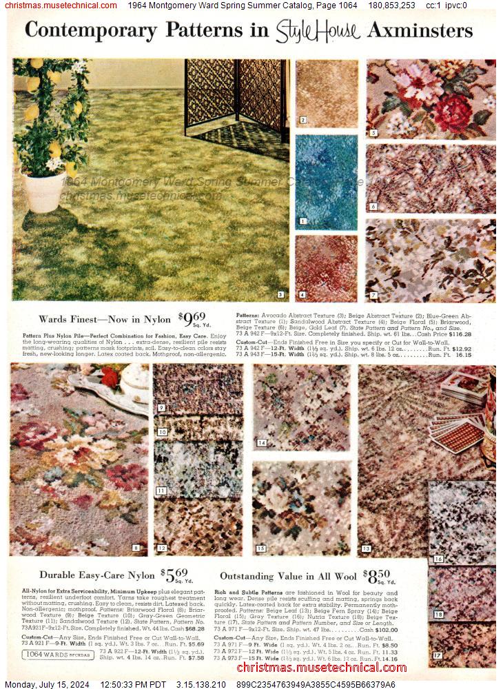 1964 Montgomery Ward Spring Summer Catalog, Page 1064