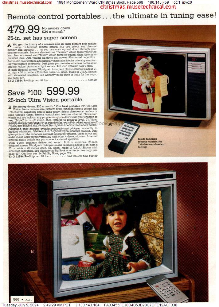 1984 Montgomery Ward Christmas Book, Page 568