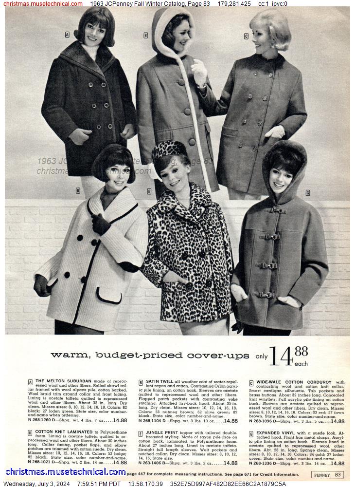 1963 JCPenney Fall Winter Catalog, Page 83