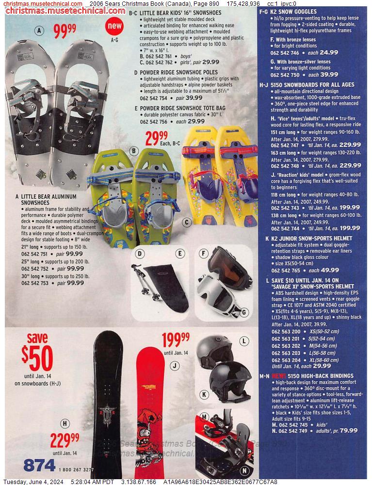 2006 Sears Christmas Book (Canada), Page 890