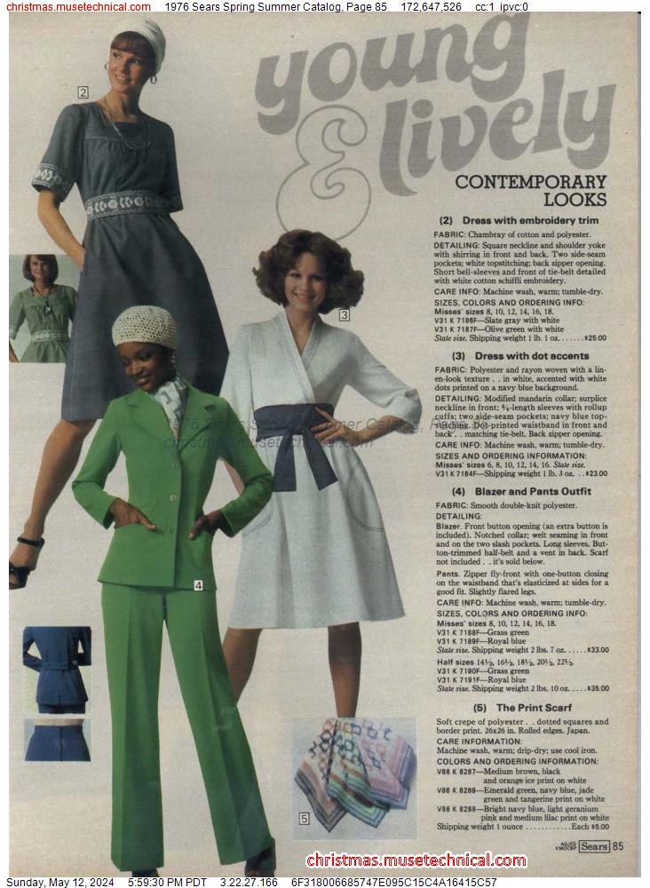1976 Sears Spring Summer Catalog, Page 85