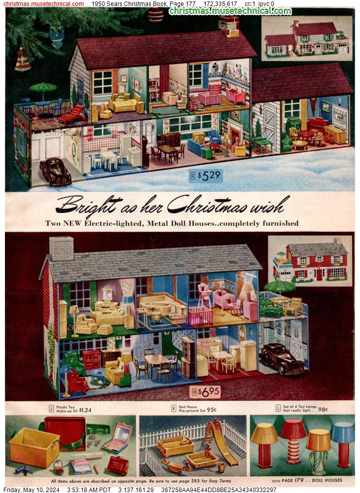 1950 Sears Christmas Book, Page 177
