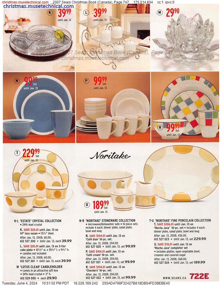 2007 Sears Christmas Book (Canada), Page 747
