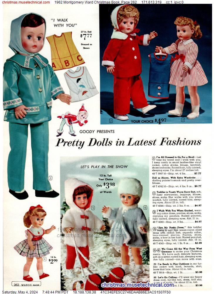 1962 Montgomery Ward Christmas Book, Page 262