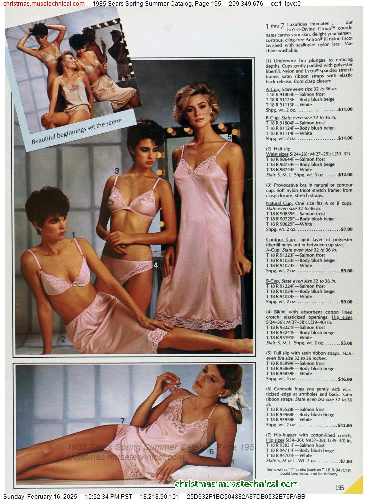 1985 Sears Spring Summer Catalog, Page 195