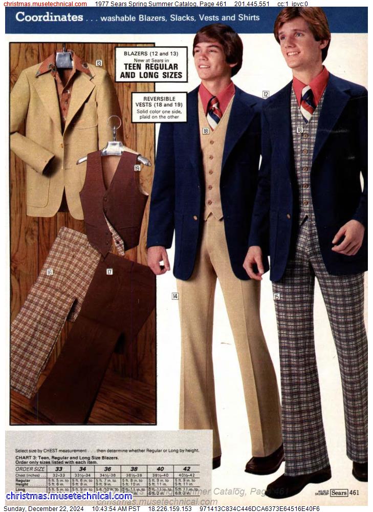 1977 Sears Spring Summer Catalog, Page 461