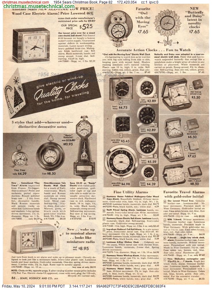 1954 Sears Christmas Book, Page 82