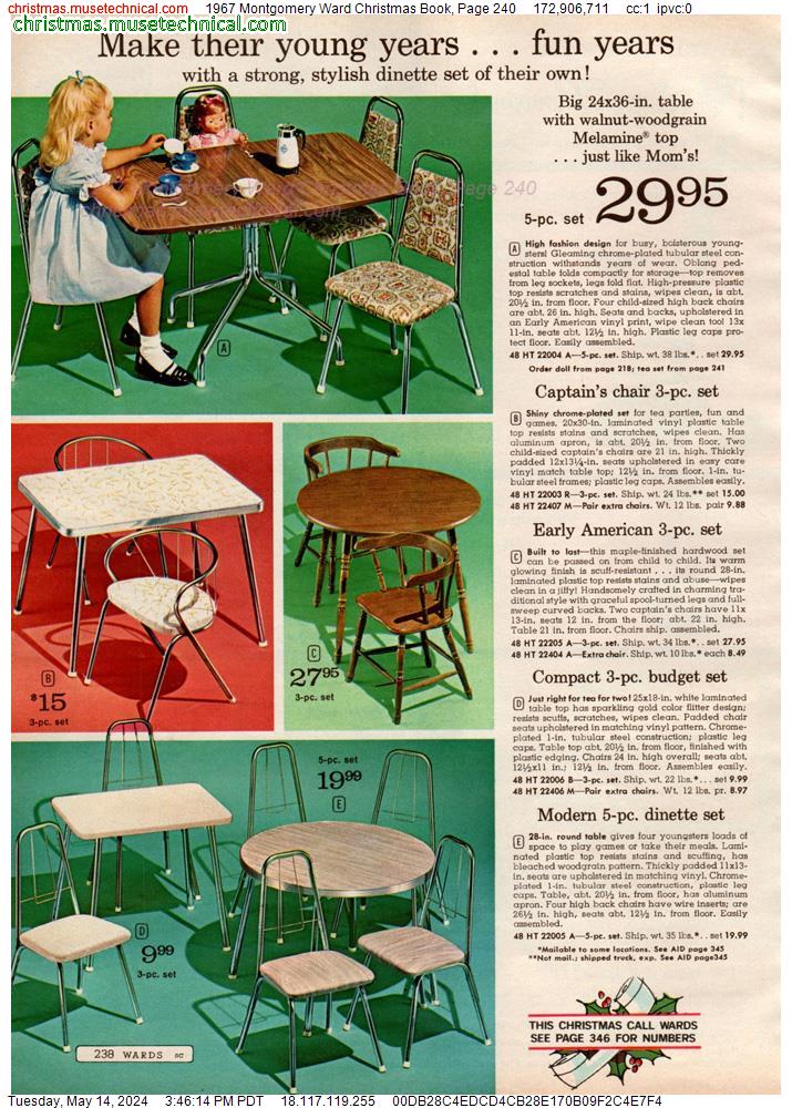 1967 Montgomery Ward Christmas Book, Page 240