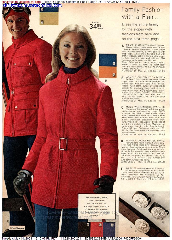 1972 JCPenney Christmas Book, Page 126