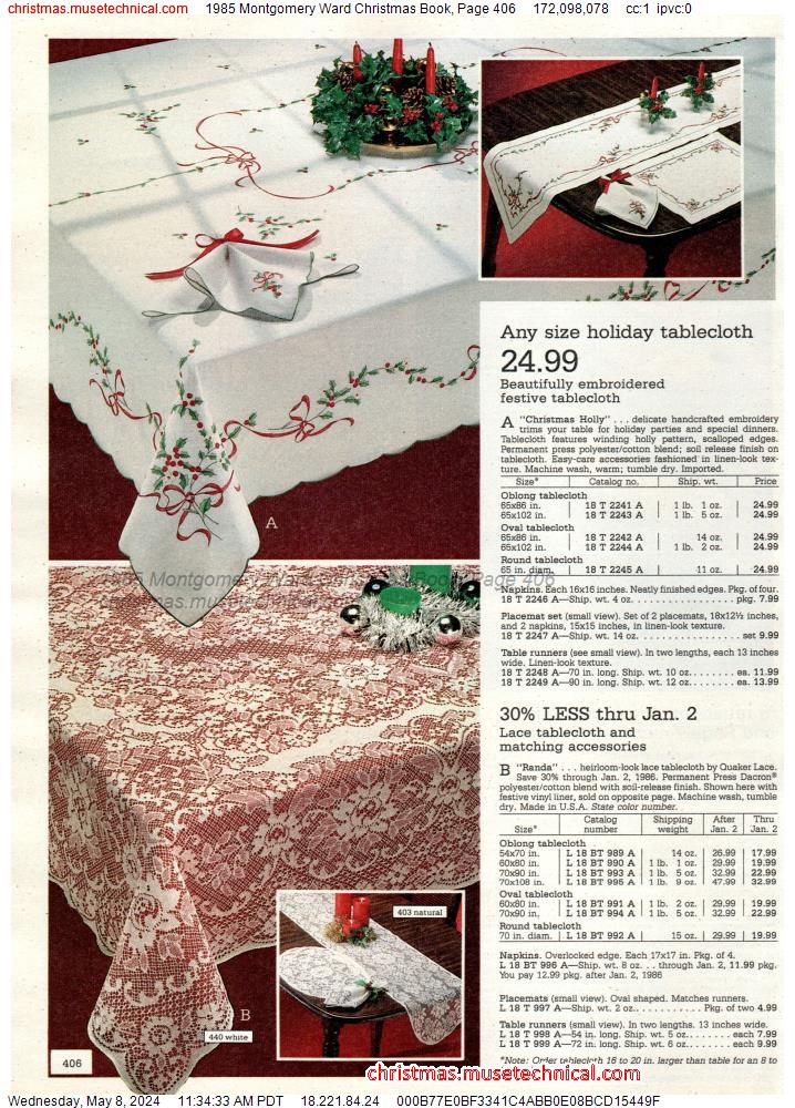 1985 Montgomery Ward Christmas Book, Page 406