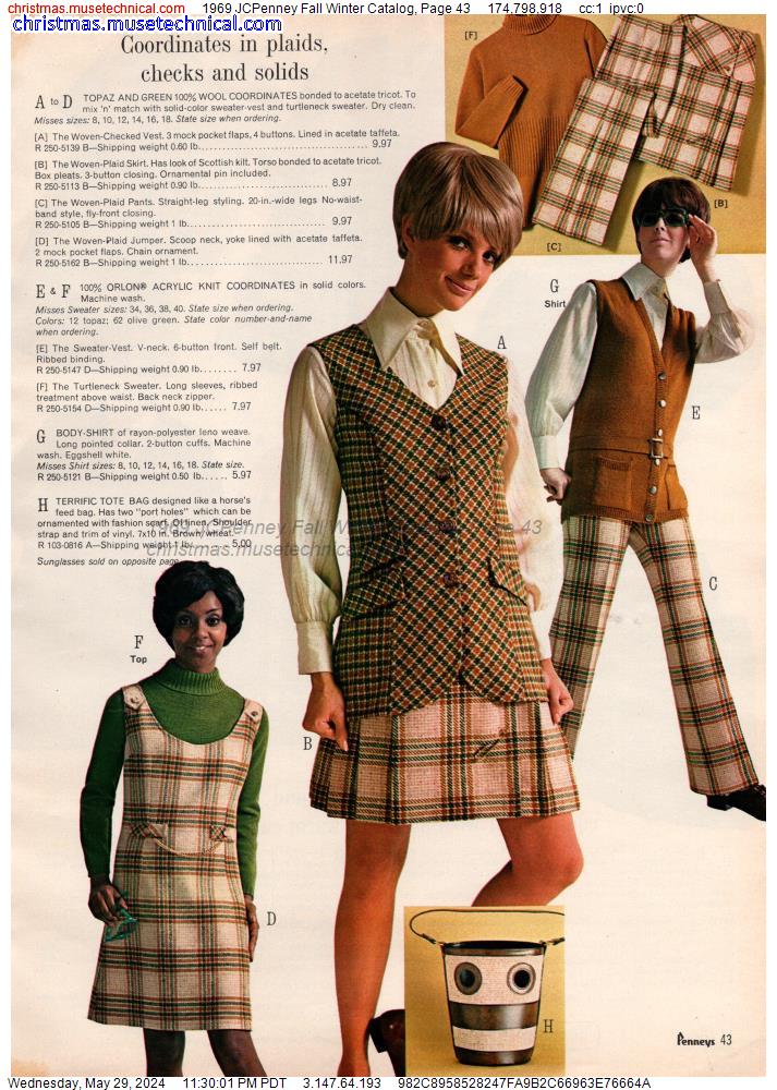 1969 JCPenney Fall Winter Catalog, Page 43