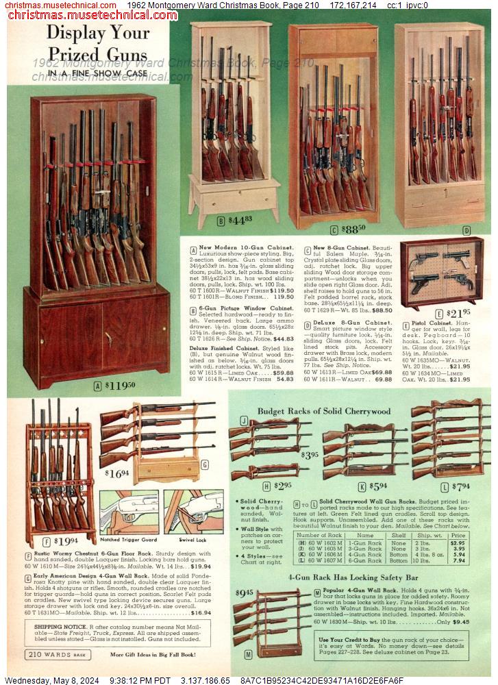 1962 Montgomery Ward Christmas Book, Page 210