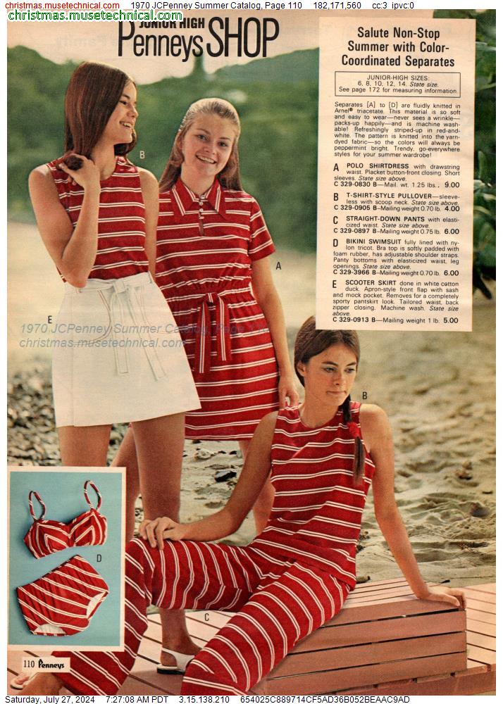 1970 JCPenney Summer Catalog, Page 110