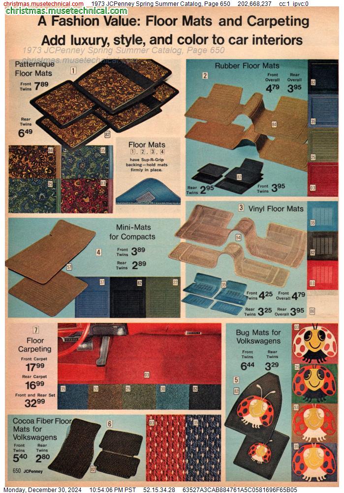 1973 JCPenney Spring Summer Catalog, Page 650