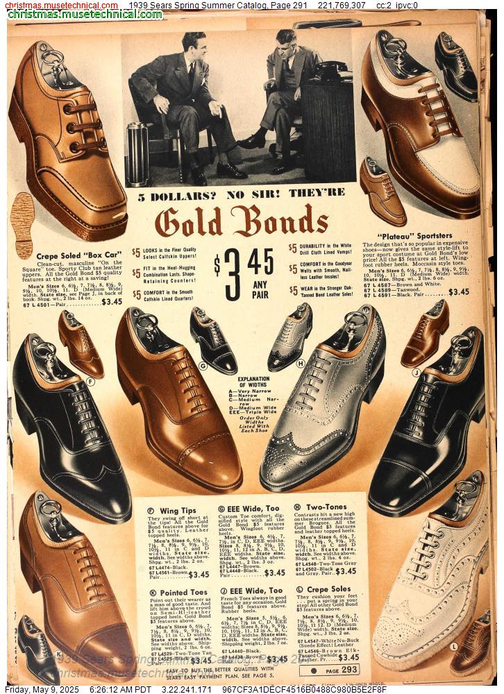 1939 Sears Spring Summer Catalog, Page 291