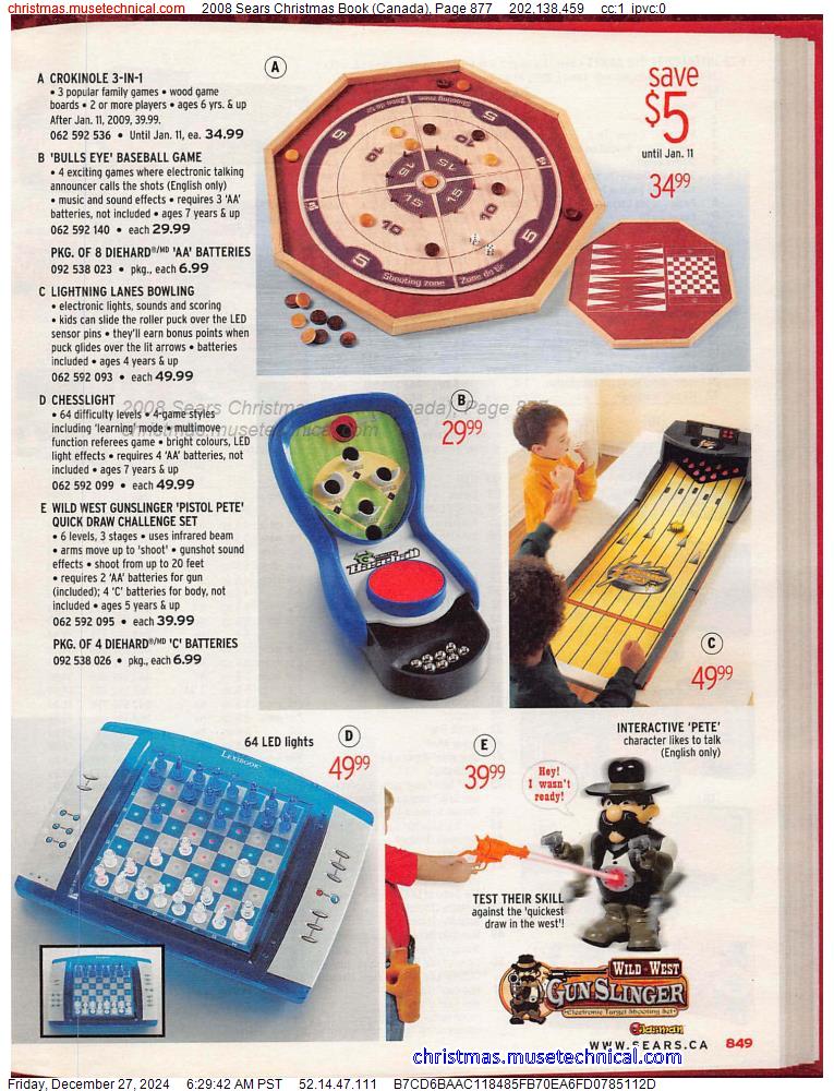 2008 Sears Christmas Book (Canada), Page 877