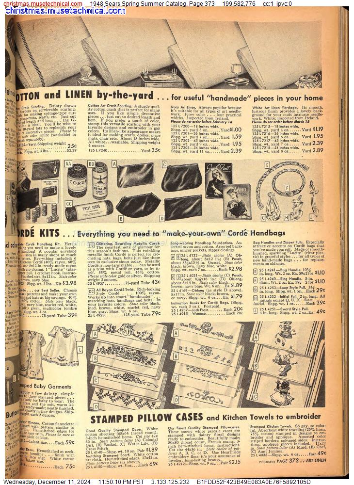 1948 Sears Spring Summer Catalog, Page 373