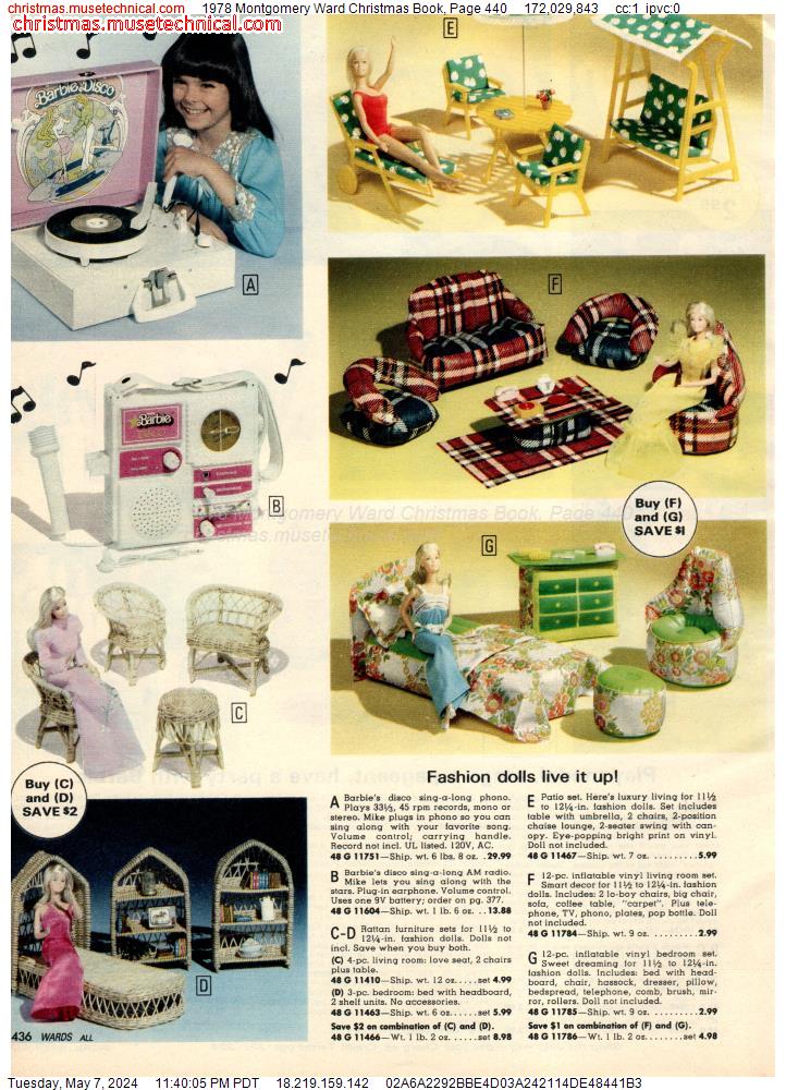 1978 Montgomery Ward Christmas Book, Page 440