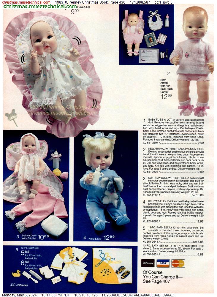 1983 JCPenney Christmas Book, Page 430