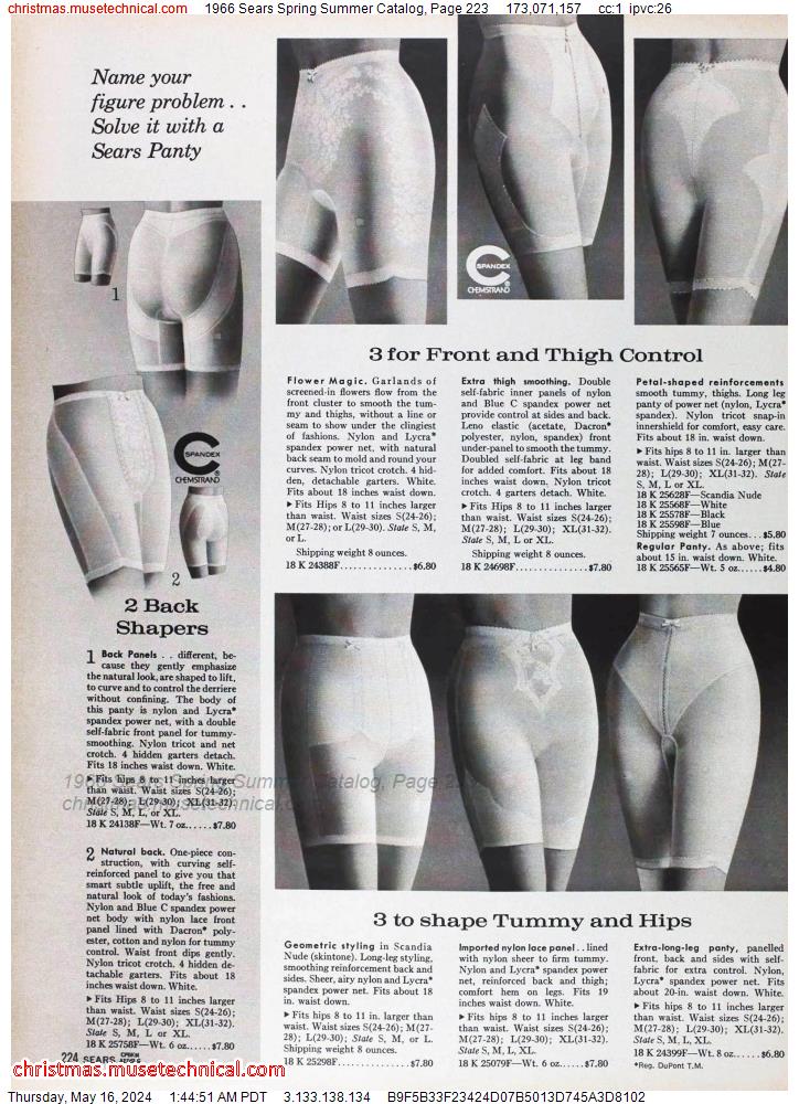 1966 Sears Spring Summer Catalog, Page 223