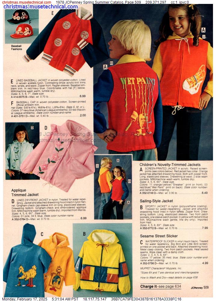 1978 JCPenney Spring Summer Catalog, Page 509