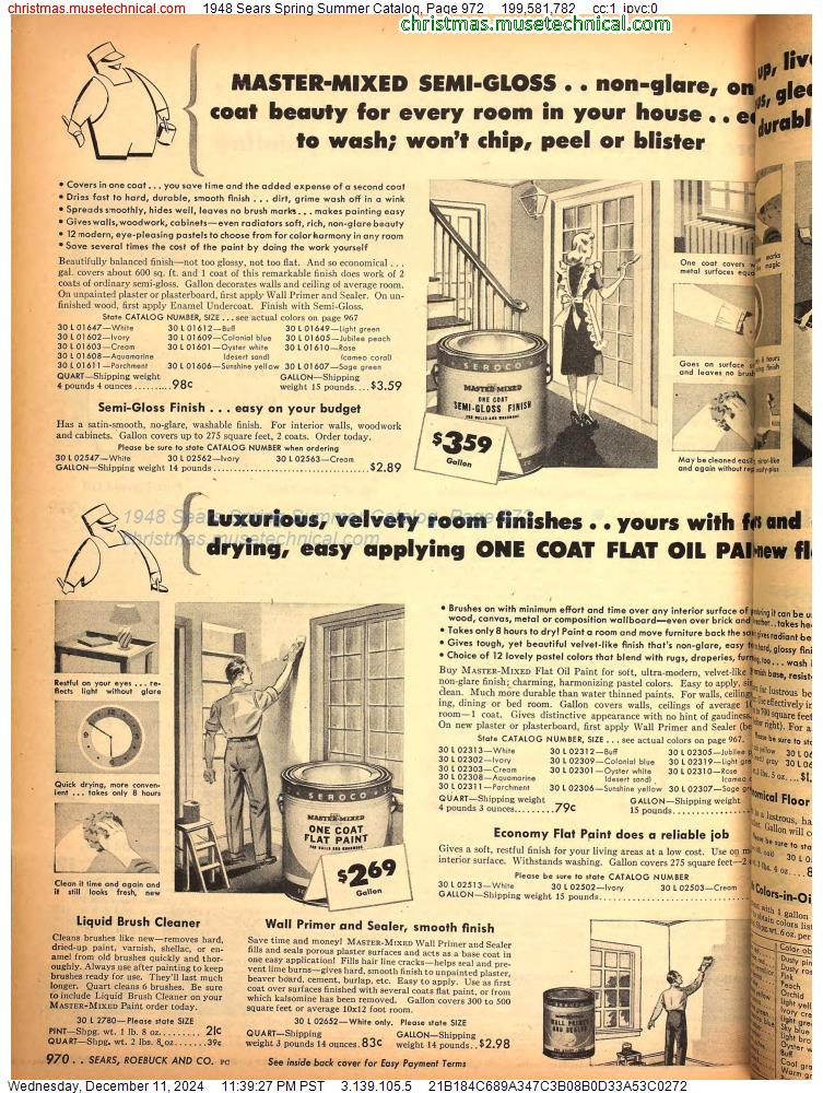 1948 Sears Spring Summer Catalog, Page 972