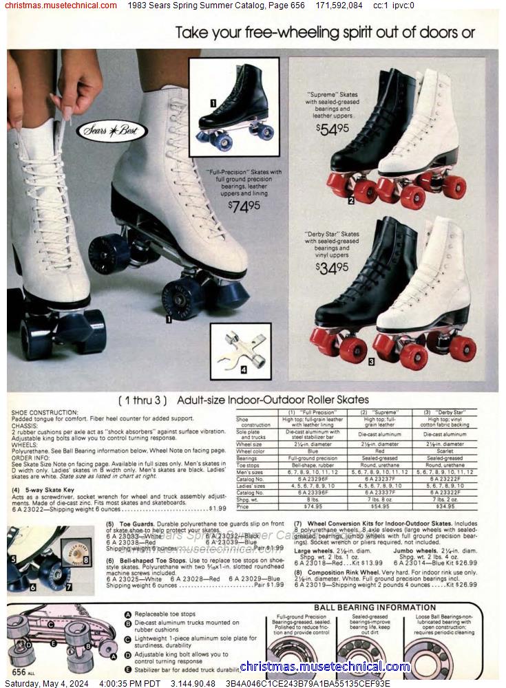 1983 Sears Spring Summer Catalog, Page 656