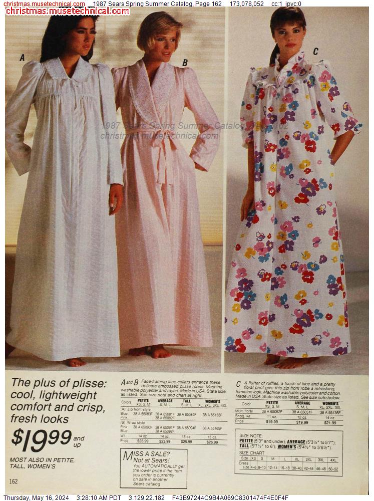 1987 Sears Spring Summer Catalog, Page 162