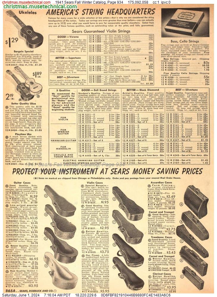 1941 Sears Fall Winter Catalog, Page 934