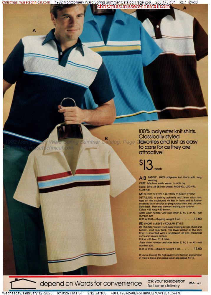 1982 Montgomery Ward Spring Summer Catalog, Page 256