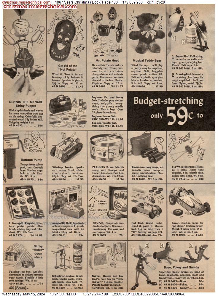 1967 Sears Christmas Book, Page 480