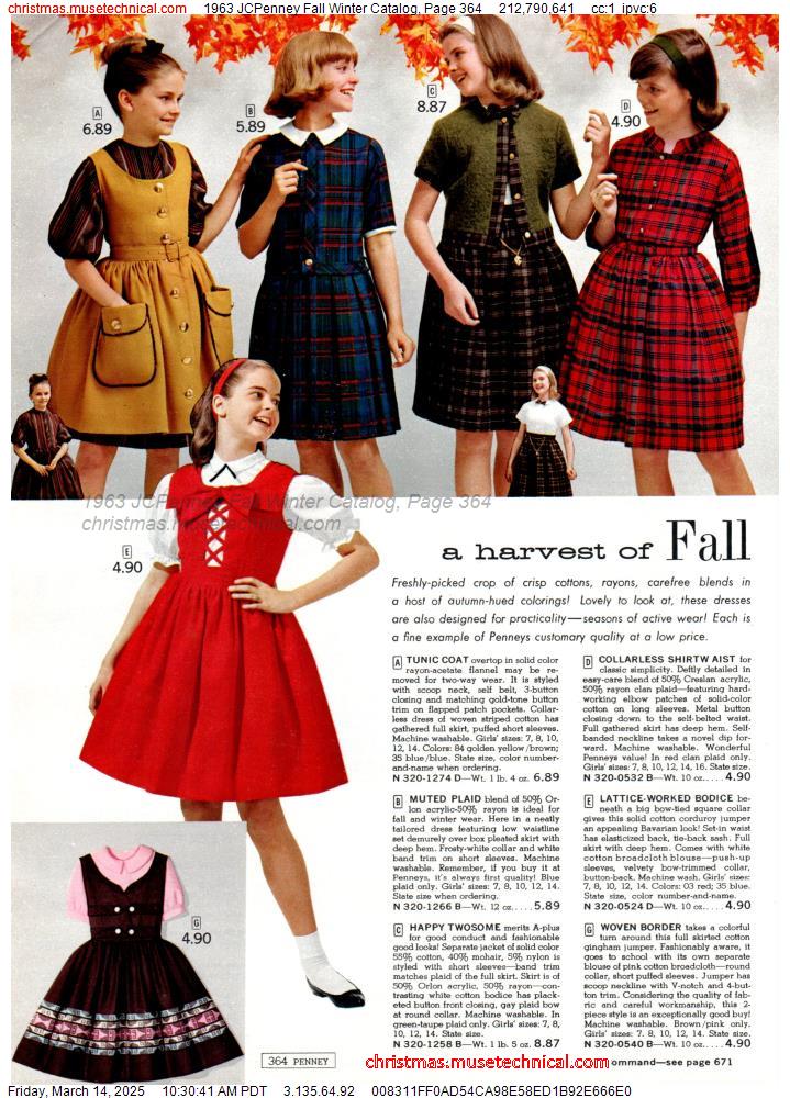 1963 JCPenney Fall Winter Catalog, Page 364