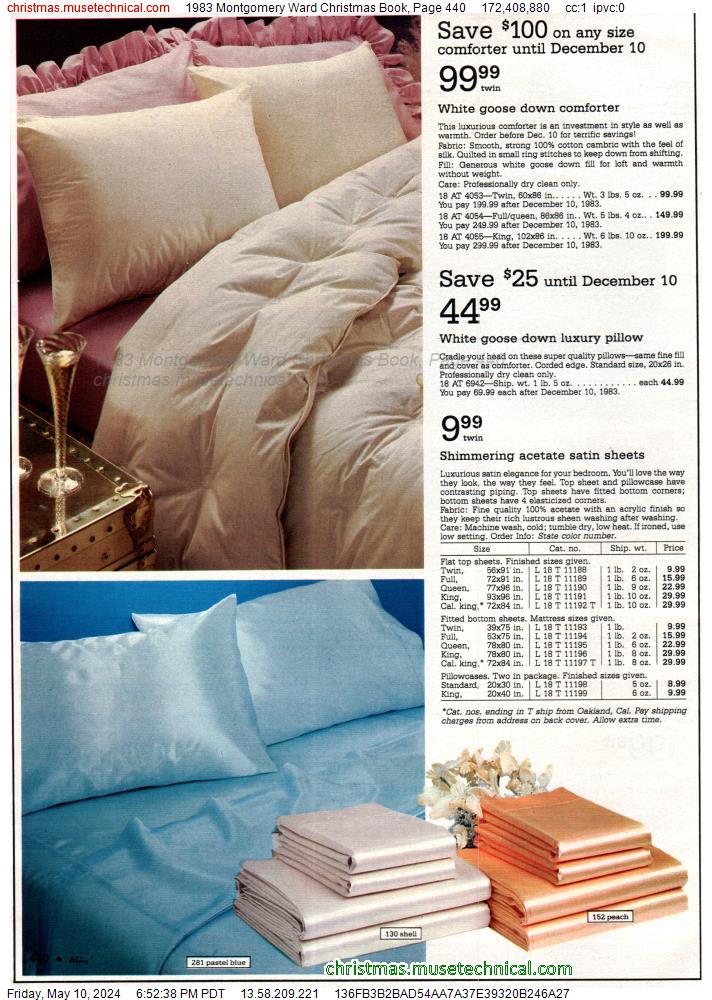 1983 Montgomery Ward Christmas Book, Page 440