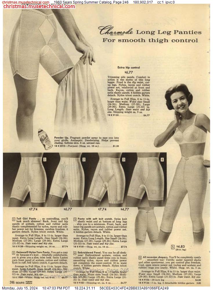 1960 Sears Spring Summer Catalog, Page 246